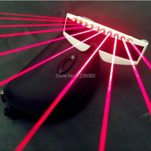 DJ Red Laser Glasses EL Wire LED Glasses Glowing Party Supplies Lighting Novelty Gifts Festival Party Glow Sunglasses
