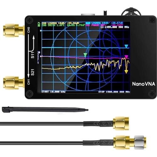 Nanovna Vector Network Analyzer 2.8 Inch Press Screen 10Khz -1.5Ghz V3.4 HF VHF UHF Antenna Analyzer Measuring