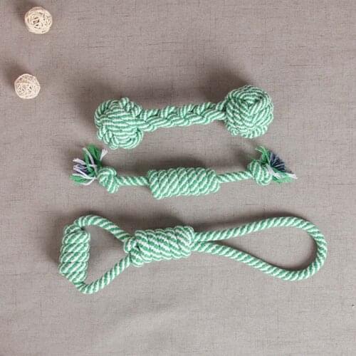 Puppy Dog Pet Rope Toys Braided Rope Chew Durable Interactive Cotton Toys Dental Health Teeth Cleaning For Small To Medium Dogs