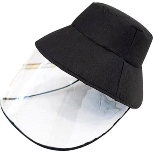 Waterproof Protective Hat Outdoor Adjustable Size Protective Hat Female Summer Black Fisherman Hat