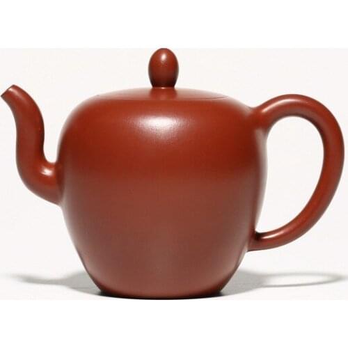 YIXING HANDMADE ORE DAHONGPAO FAMOUS KUNG FU POT ZISHA KETTLE