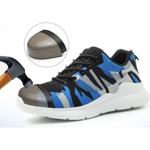 Safety Shoes for Men Women Composite toe Lightweight Indestructible Safety Slip Resistant Work Shoes Construction Footwear