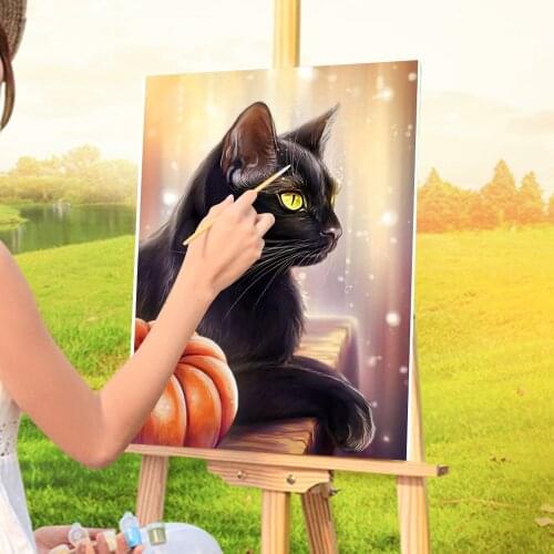 Animal Horse Paint By Numbers Acrylic 40*50 Home Decoration Kids Wall Art Drawing By Numbers Handiwork