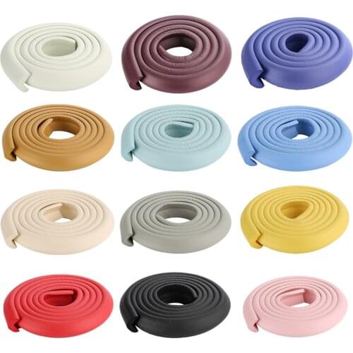 2M Children Protection Table Guard Strip Baby Safety Products Glass Edge Furniture Horror Crash Bar Corner Foam Bumper Collision