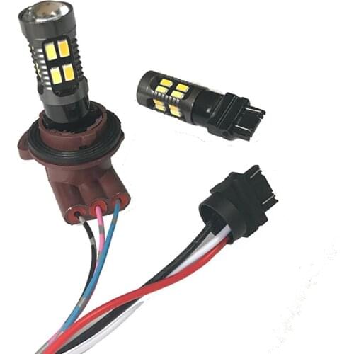 3157 Error Free Led Drl Switchback Turn Signal Parking Light Bulb With Decoder