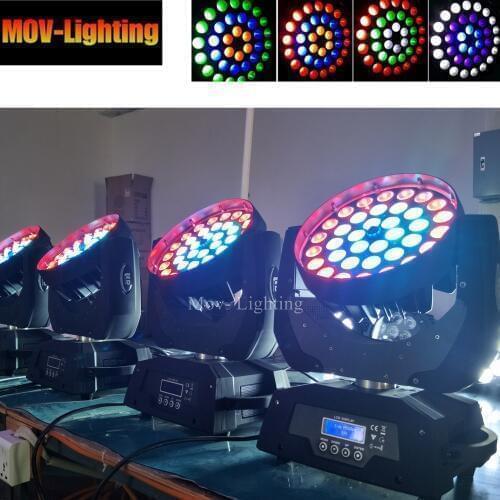 4PCS 36*18W Circular control With Zoom led lyre wash moving head light