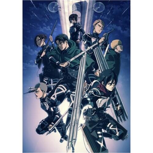 Anime Diamond Painting 5D Diamond Embroidery Mosaic Cross Stitch Attack On Titan Picture Diamond Setting Daimond Art Painting