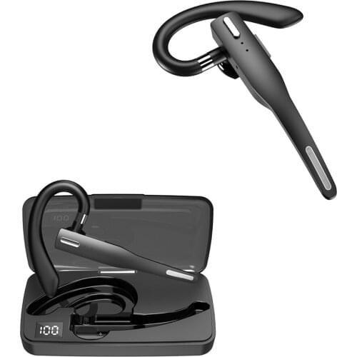 Mini Bluetooth-Compatible Handsfree Earphones Wireless Headphone Noise Canceling Headset With Mic For Driver With Charging BOX