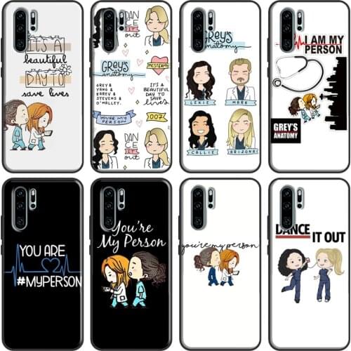 Greys Anatomy You are my person Case For Huawei P Smart 2019 Z Nova 5T P40 P20 P30 Pro Mate 20 Lite Honor 10i 8X 9X Cover