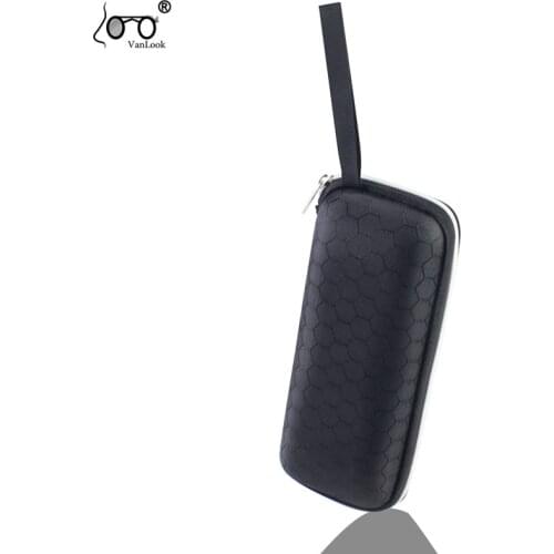 Eyeglass Case for Sunglasses Hard Spectacle Box for Women Men Storage Container Alloy Zipper EVA Glasses Case