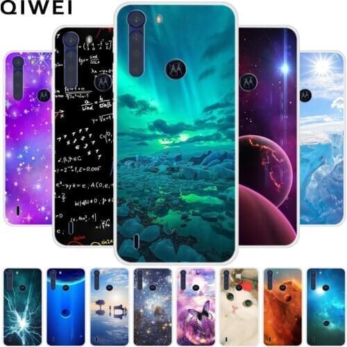 Phone Case For Moto One Fusion Plus Case Painted Soft TPU Silicone Cover For Motorola One Fusion+ Phone Cell Coque OneFusion