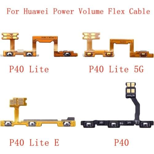 Power Volume Button Flex Cable For Huawei P40 P40 Pro P40 Pro+ P40 Lite 5G P40Lite E Power Flex Cable Replacement