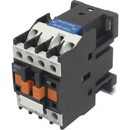 JZC4-40 36-48VAC 50Hz/60Hz Coil 20A 3P Three Pole 4NO AC Contactor