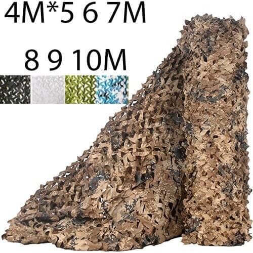 Camouflage Net 4x5 6 7 8 9 10 M 5 colour CamoSystems mesh With grid Camo Netting mesh camouflage shade awning Party Camping blue
