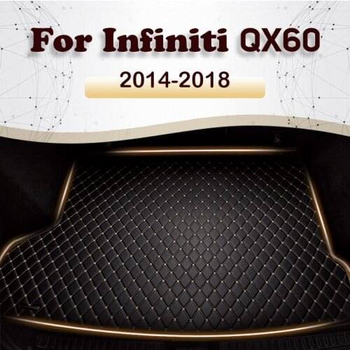 Car trunk mat for Infiniti QX60 2014 2015 2016 2017 2018 cargo liner carpet interior accessories cover