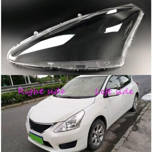 Car Headlamp Lens For Nissan Tiida 2011 2012 2013 2014 2015 Car Headlight cover Headlamp Lens Auto Shell Cover
