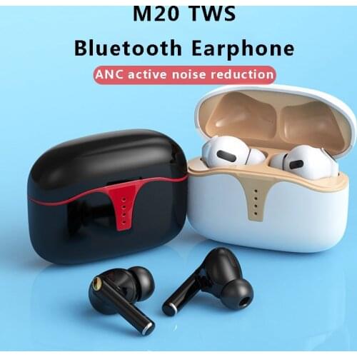 M20 TWS Wireless Earphones Bluetooth 5.0 Waterproof Earbuds HD Stereo Built-in Mic for Xiaomi iPhone Huawei Piano Sound