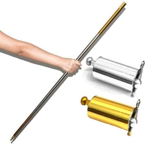 Magic Pocket Bo Silve Staff Portable Martial Arts Metal Stainless Steel High Quality Outdoor Sport 110CM/150CM Hand Tool Parts