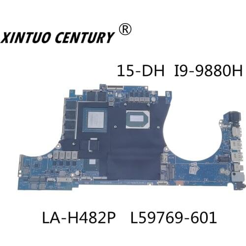 For HP 15-DH motherboard I9-9880H CPU RTX2080 graphics card LA-H482P L59769-601 100% test