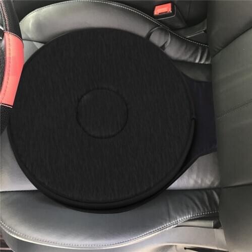 NEW-Swivel Seat Cushion for Car for Elderly, 360° Rotation Lightweight Portable Memory Foam Auto Swivel Seat Cushion Anti-Slip f