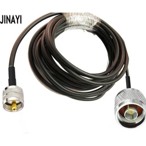 PL259 UHF male to N Male Connector RF Coaxial Extension Jumper Cable LMR195 50ohm 1m 3m 5m 10m 15m 20/25/30m