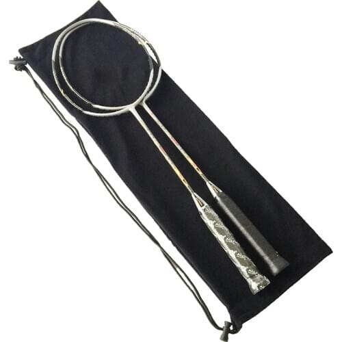 Plush Cloth Badminton Racket Ball Bag Single Shoulder Diagonal Waterproof Storage Backpack Sport Training Cover Racket Bag