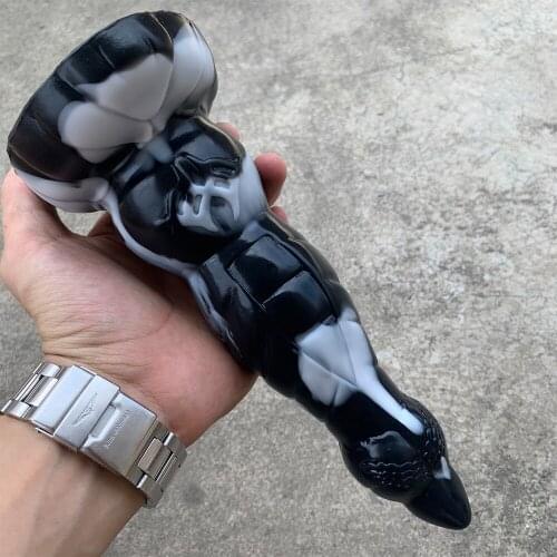 21*6cm Realistic Design Dog Dildo Colorful Pussy Plug With Suction Fake Penis Comfortable Enough Sex Toys For Man Women Sex shop