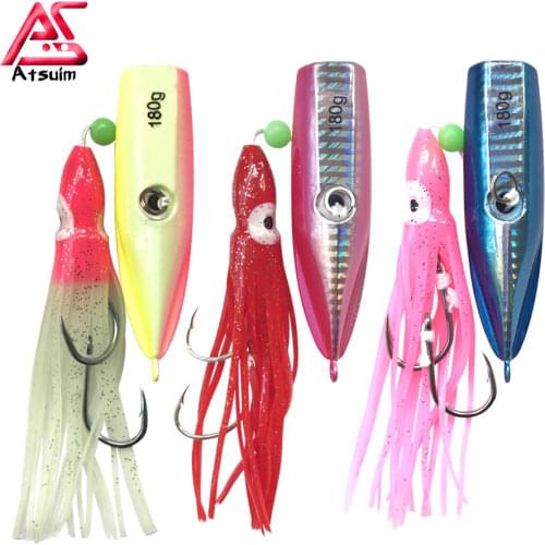 AS Upgrade Inchiku Jigs Pesca 180g200g Fishing Lure Metal Jig Head Octopus Skirt Kingfish Snapper Grouper Inchiku Leurre Kabura