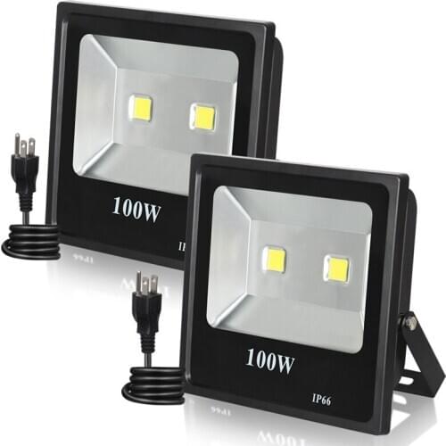 LED street light 30w50w100W engineering floodlight outdoor plug-in spotlight sign advertising spotlight wall lamp Garden lights