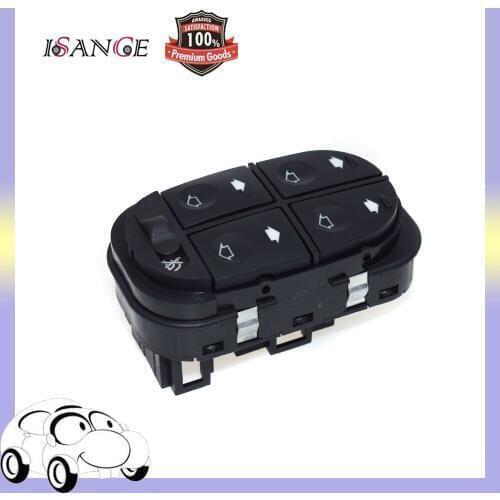 ISANCE Master Power Window Switch Left Driver For Ford Mondeo MK1 MK2 1993 1994 1995 1996 1997 1998 1999 2000 OEM 93BG-14A132-AB