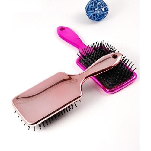 Straightener Hair Comb Hair Styling Anti-static Straight Detangling Massage Combs For Salon Styling Women Girls Hair Brush