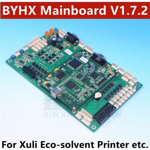XULI Eco-solvent Printer Mainboard BYHX board V1.7.2 For Xuli Pictorial machine X6 printer Motherboard Double head main board