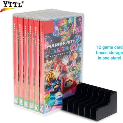 YTTL 2017 CD Disks or Card Holders Game Card Box Storage Stand CD Disk Holder Support For Nintend Switch NS