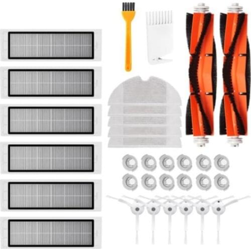 HOT!-Vacuum Cleaner Parts Sweeper Side Brush HEPA Filter Kit Cleaning Robot Accessories for Xiaomi 1S Robot S50 S51