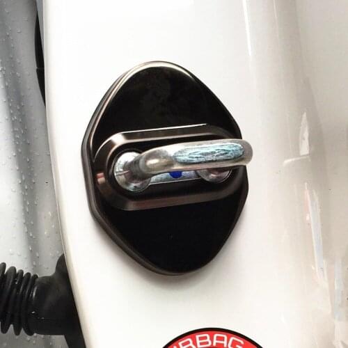 Door Lock Protection Stainless Steel Cover case for toyota corolla camry avensis rav4 yaris auris prado