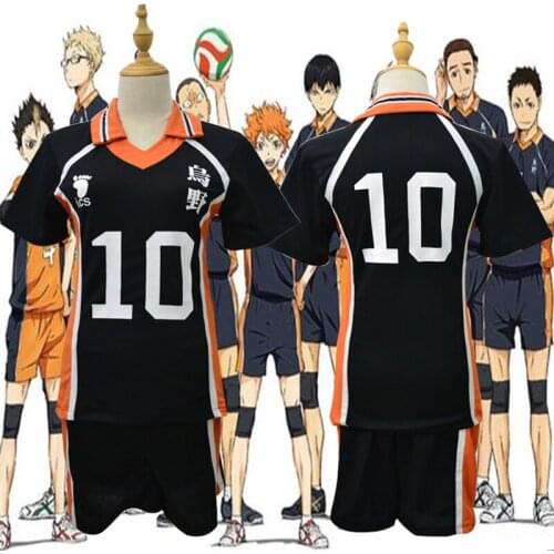 13 Styles Anime Haikyuu Cosplay Costume Karasuno High School Volleyball Club Hinata Kageyama Sportswear Jerseys Uniform 2pcs Set