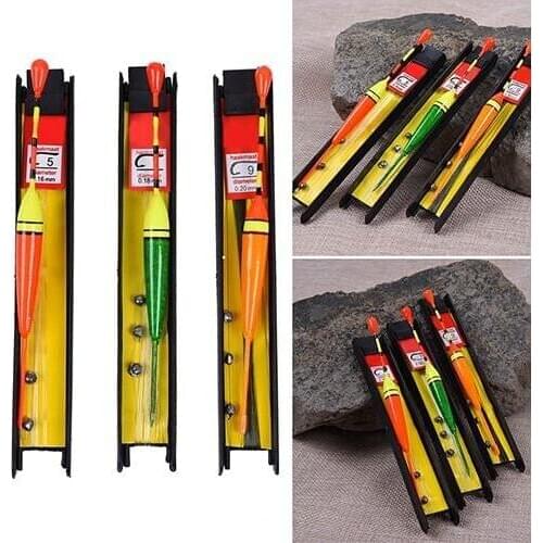 3Pcs Fishing Float Set Saltwater Freshwater Fishing Tackle Floating Buoys Bobbers Fishing Floats Pesca Fishing Accessories