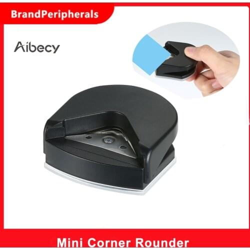 Aibecy Mini Portable Corner Rounder Punch Round Corner Trimmer Cutter 4mm for Card Photo