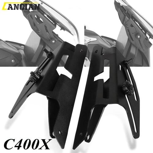 Motorcycle Accessories Front Windshield Adjusting Bracket Deflector Windshield Glass Adjuster Stand For BMW C400X C400 C 400 X