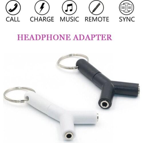 AUX Cable Jack 3.5mm Audio Cable Stereo Audio Headset Mic Y Splitter Cable Adapter Converter For Mobile Phone PC Laptop MP3 MP4