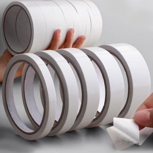 Double sided adhesive tape 9m fixed strong ultra-thin transparent high viscosity handmade students stationery office supplies