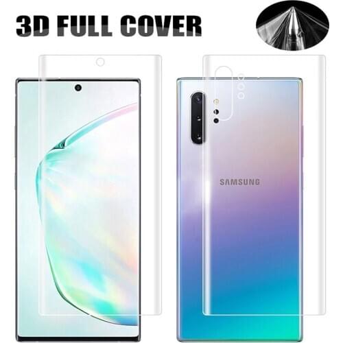 2Pcs 500D Hydrogel Film Screen Protector for Huawei Nova 3 3i 4 4E 3E Soft Protective Film On Honor 8 9 10 lite 30 Pro V10