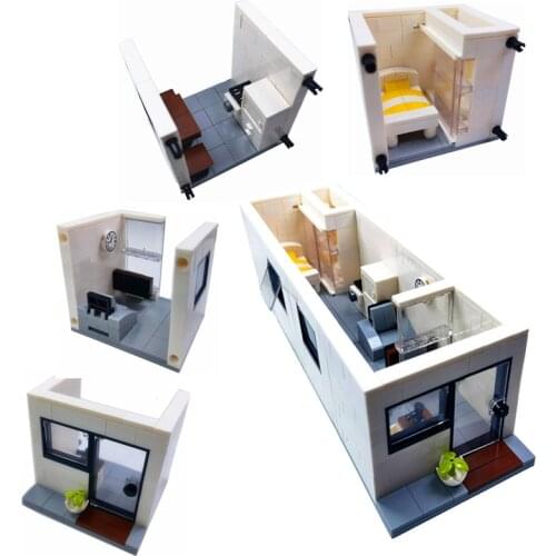 Moc City House Blocks for Children Compatible Classic Mini Furniture Bricks Toys for Kids Girls Boys Xmas Gift Juguetes Bloques