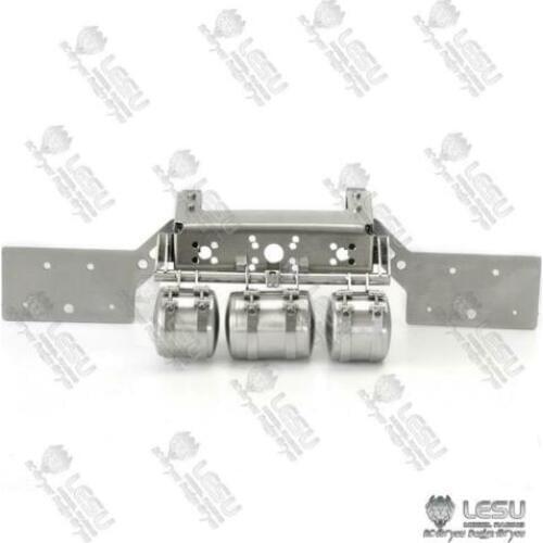 LESU Metal Taillight Air Tank Set for 1/14 RC MAN Tractor DIY Tmy Truck Model TH15172
