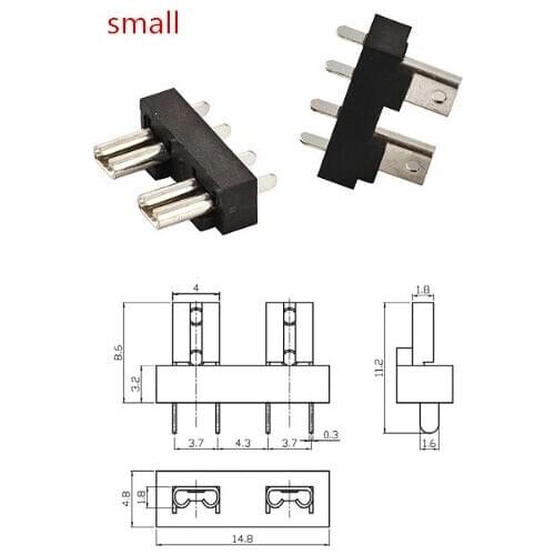 Mini Small medium car insert PCB version fuse holder fuse clip even clip fuse holder insert