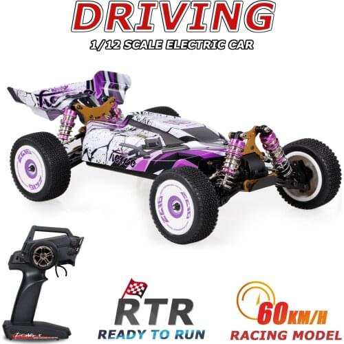 NEW Wltoys Toys 60Km/h High Speed RC Car 4WD 2.4G Metal Chassis RC Drift Racing Car Hydraulic Shock Absober Remote Control Car