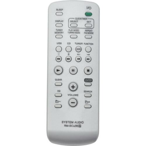 RM-SCU35 Remote Control For SONY CMT-U1BT HCD-U1B SS-CU1BT CMTU1BT HCDU1B SSCU1BT Micro Hi-Fi System