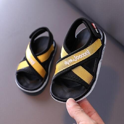 2021 Summer New Childrens Sport Sandals Baby Toddler Shoes Boys Beach Shoes Soft Bottom Non Slip Boys Casual Sandals Leisure