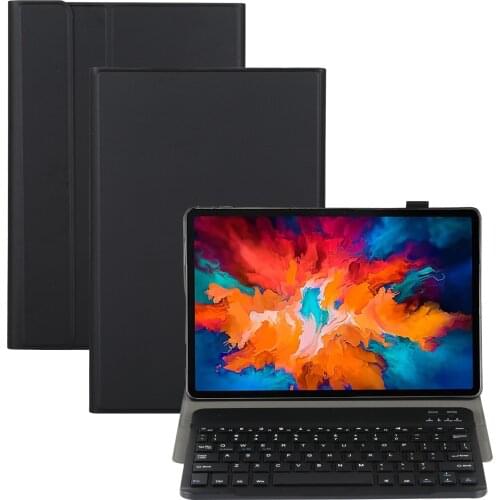 AM13 2 in 1 Removable Bluetooth Keyboard + Protective Leather Case with Holder for Lenovo Tab P11 Pro (TB-XJ706F)