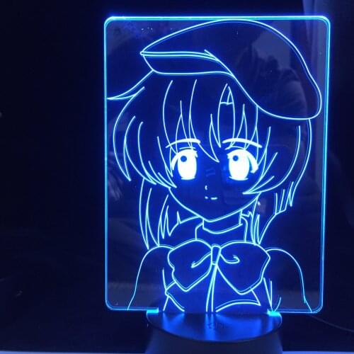 High School DxD Anime Led Light for Home Decoration Birthday Gift Manga 3D Night Lamp Rias Gremory High School DxD